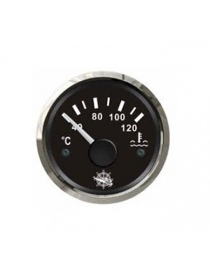 Indicatore Temp. Acqua 120° Nero 12/24 V.