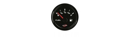 Ecms Indicatore Carburante Nero 12V/24V