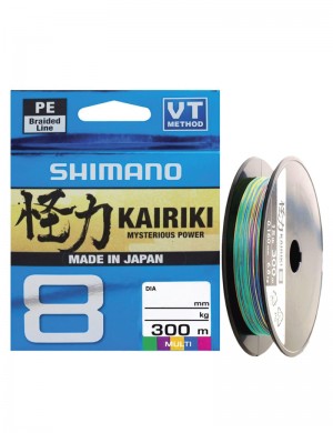 Shimano Kairiki 8 Multi Color 300m