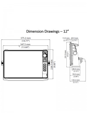 Lowrance HDS-12 PRO Active Imaging HD 3-in-1 