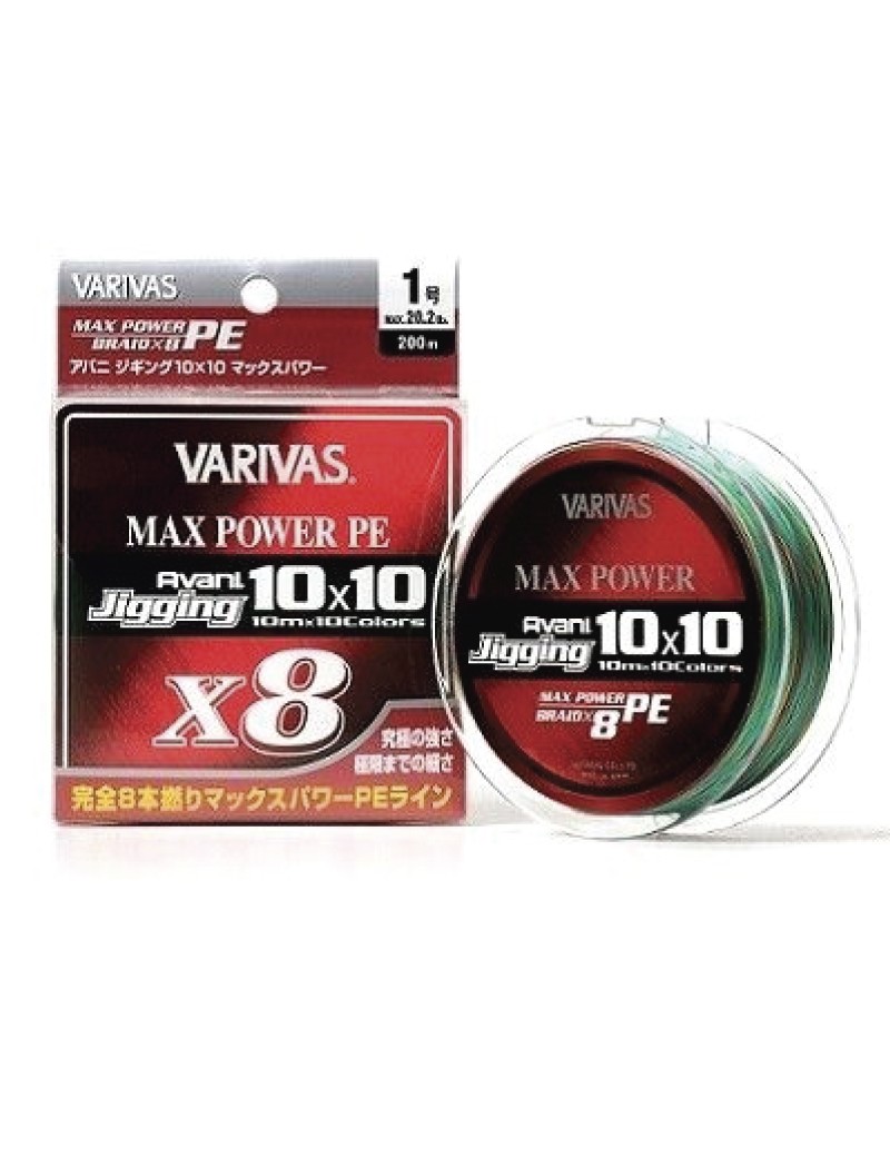 Varivas Avani Jigging 10X10 Max Power PE X8 300m