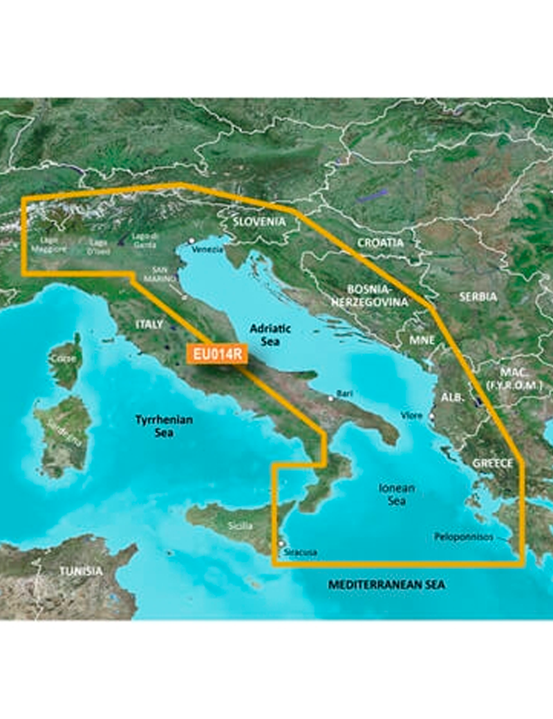 Garmin BlueChart G3 Regular HXEU014R Italia Mar Adriatico