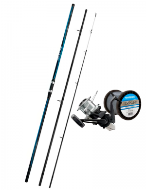 Combo Surfcasting Shimano Alivio BX-G 4.50m 225g con BeastMaster 14000 XC