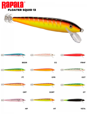 Rapala Squid Floater 130 mm