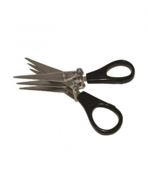 Forbici con tripla lama Lineaeffe Worm Scissors Triple cut