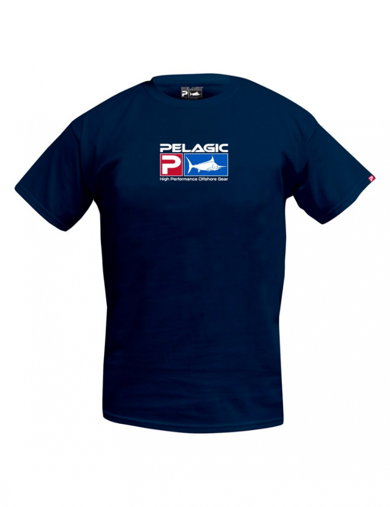 Pelagic Deluxe Logo T-Shirt - NVY
