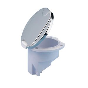 Contenitore Porta Doccetta Cromato