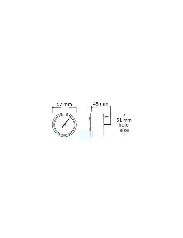 Osculati Indicatore Trim Nero - immagine 2