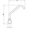 Rubinetto Acqua Fredda H180mm - immagine 3