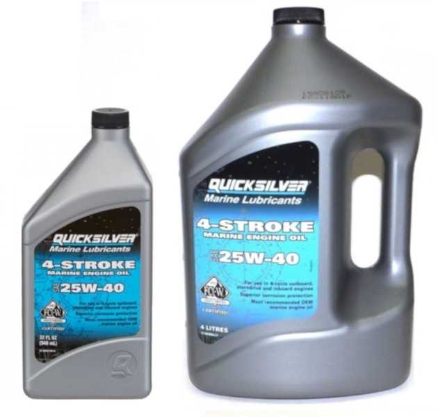 Olio motore 4 tempi SAE 25W-40 per motori entrobordo e entro/fuoribordo
