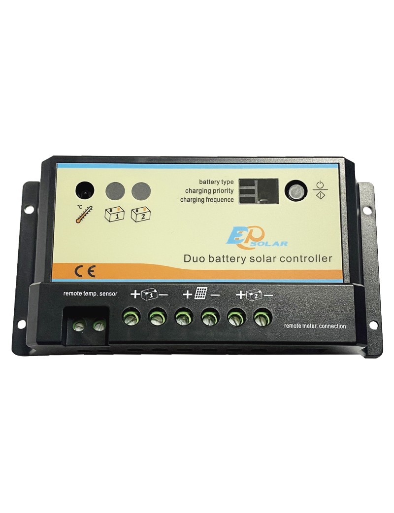 Regolatore Carica RegDuo 20A 12/24V 1-2 Batterie