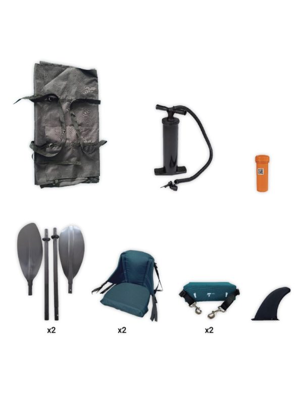 Tahe Kayak Beach K2 385x85cm - immagine 3