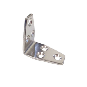Staffa in Acciaio Inox ad L 80x80mm