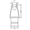 Giunto Maschio in Acciaio Inox - immagine 2